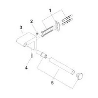Image de DORNBRACHT 83500670-33 Porte-rouleau de papier sans couvercle IMO