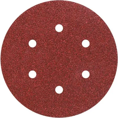 Image de Wolfcraft 1838000 Router sandpaper set Hook-and-loop-backed, Punched Grit size 60, 120, 240 (Ø) 150 mm 12 pc(s)