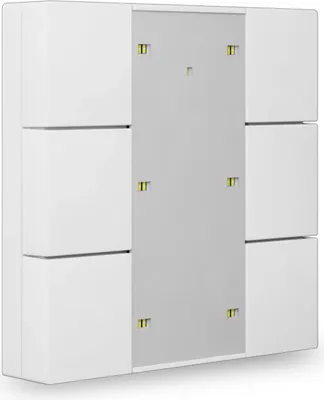 Image de MDT Bouton-poussoir Plus TS 55 6 fois, blanc pur mat, 1 pièce.