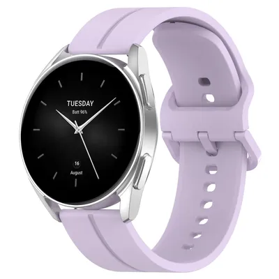 Image de Bracelet de remplacement en silicone de haute qualité pour Xiaomi Watch 2 Pro, couleur violette