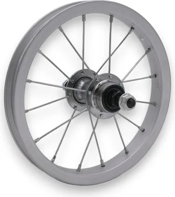 Produktbild von Laufrad Kinderfahrrad HR 12" x 1,75 Aluminium silber Stahl Nabe