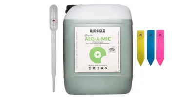 Obrázok produktu pre BioBizz Alg-A-Mic - Oživovač rastlín 10 litrov - vrátane pipety a 3 štítkov na rastliny