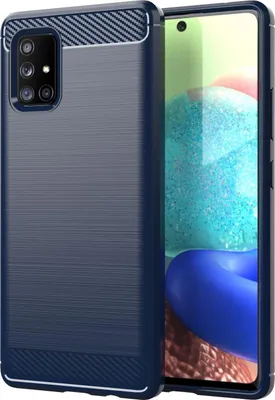 Obrázek produktu pro Cadorabo Case for Samsung Galaxy A71 4G in Blue Protective Cover TPU Case Cover Etui Kryt mobilního telefonu