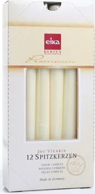 Productafbeelding van Eika 105000700105. Spitzkaarsen, diameter 25 mm, hoogte 250 mm, champagnekleur