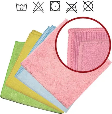 Produktbild von SPRINTUS Rainbow PRO Mikrofasertuch – Farbcodiertes Reinigungstuch für Profis