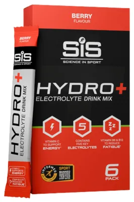 Produktbild von Sis Go Hydro+ Energy-drink Einzeldosis-box Beere 4.5g 6 Einheiten Durchsichtig  Durchsichtig One Size