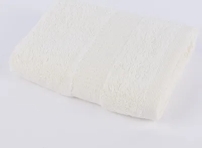 Produktbild von Qualitätsfrottee Handtuch 100% Baumwolle 500g/qm cremeweiß Größe  Handtuch 50 x 100 cm