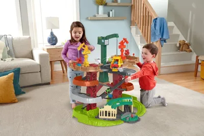 Produktbild von Fisher-Price Thomas & seine Freunde batteriebetriebenes Rennspaß-Turm Spielset mit Lok und Kran, Fahrzeug- & Schienen-Set, 3 Jahr(e), AAA, Kunststoff, Mehrfarbig
