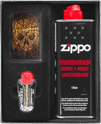 Obrázok produktu pre Sada zapaľovačov ZIPPO SKULL IN SKULL dar No1