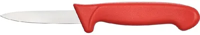 Productafbeelding van Premium schilmes met rood handvat - 9 cm