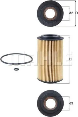 Produktbild von Ölfilter KNECHT OX 153D1