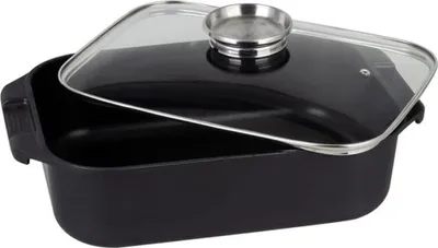 Obrázek produktu pro Toro Pekáč Se Sklen.poklicí,34,5X24,5X10Cm,Černá 6.5L_Extutc