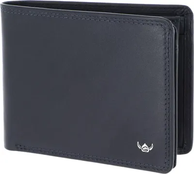 Produktbild von Golden Head Leder Geldbörse Polo RFID Protect Scheintasche 1420 Marineblau dunkelblau
