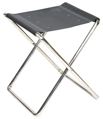 Immagine prodotto di Crespo AL-302, 90 kg, sedia da campeggio, 4 gambe, 850 g, alluminio, fibra, grigio