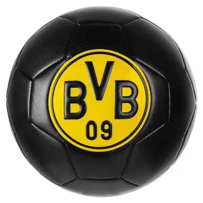 Produktbild von Borussia Dortmund BVB Ball schwarz embossed