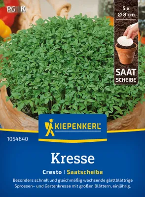 Artikelbild 2 von 'Kresse Cresto (Saatscheibe)' aus der Kategorie Kressesamen