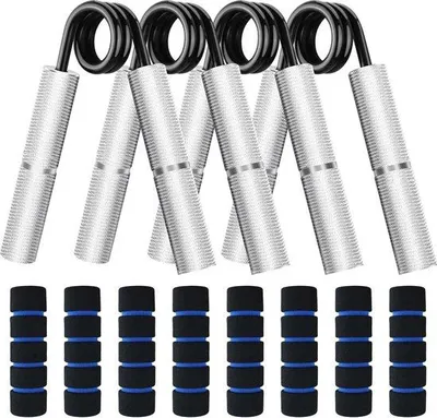 Produktbild von Famanu Handtrainer 4 Stück - 227 bis 907 kg - Metallgriffkrafttrainer - rutschfest