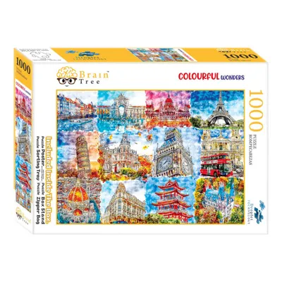 Immagine prodotto di Puzzle Sights a colori 1000 pezzi