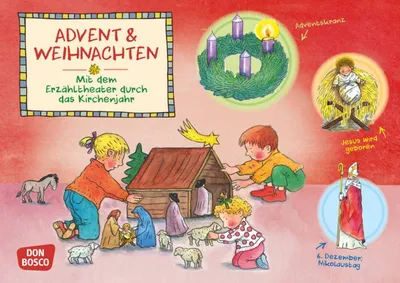 Image de L'Avent et Noël. Set de cartes illustrées Kamishibai