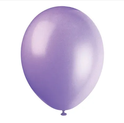 Produktbild von Latexballon Ø30cm Uni ca.30cmØ/10St. Lavender