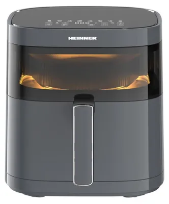 Zdjęcie produktu dla Heinner HAF-B6GRY17LG, Frytkownica na gorące powietrze, 5,7 l, 80 °C, 200 °C, 60 min, Pojedyńczy
