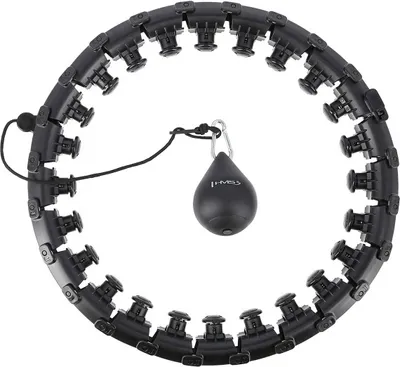 Zdjęcie produktu dla Hula-hoop do masażu HMS HHW01 z obciążnikami czarny