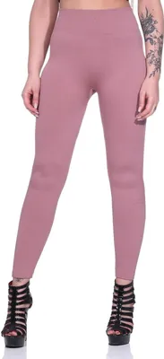 Obrázek produktu pro Dámské legíny Thermal Double Rib High Waist Sport Gym Outdoor, Berry/L/XL 40/42
