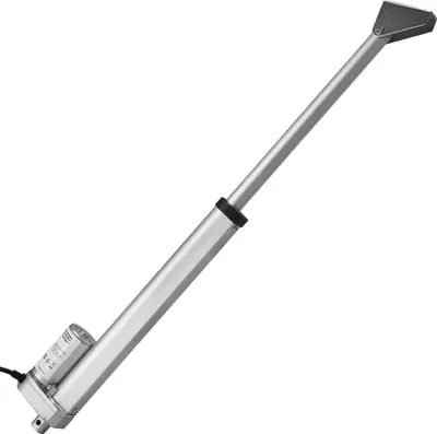 Image de Actionneur linéaire 12 V, course de 250 mm, vitesse de 15 mm/s, actionneur à mouvement linéaire haute vitesse 1000 N - avec protection IP54 et support de montage pour bureau élévateur, fauteuils inclinables, ouvre-fenêtres et ouvre-portes