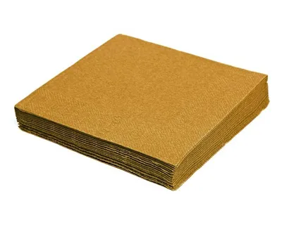 Produktbild von 200x Servietten 33 x 33 cm 1/4 -Falz 3-lagig gold