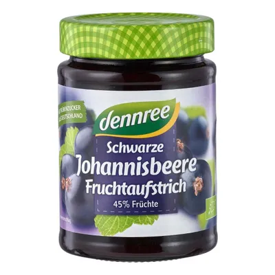 Produktbild von Fruchtaufstrich - Schwarze Johannisbeere 340g