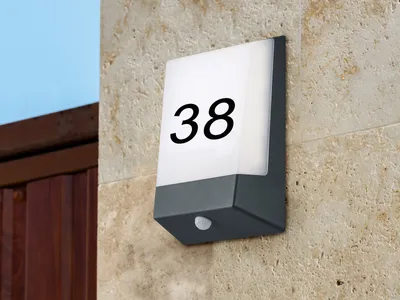 Immagine prodotto di Applique da esterno a LED KASAI IP54 9 W 850 lm 3000 K antracite con sensore crepuscolare