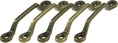 5 Schubladengriff Schrankgriff Möbelgriff antik bronze