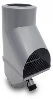 Produktbild von Jardinion Regenwasserfilter Laubabscheider 30,5 x 12 x 17,5cm Silber
