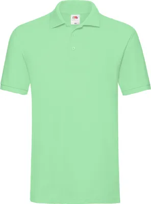 Produktbild von Fruit Of The Loom Premium Herren Polo-Shirt, Kurzarm BC1381 (2XL) (Neonmint)