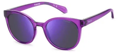 Produktbild von Polaroid Kinder Sonnenbrille PLD 8076/S Fuchsia 45mm, UV-Schutz, Kids