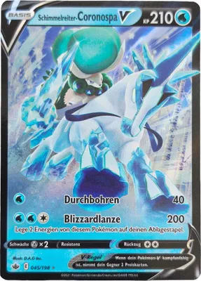 Produktbild von Pokemon Karte Schimmelreiter-Coronospa V 045/198 Ultra Rare