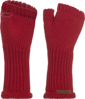 Produktbild von Knit Factory Cleo Handstulpen - Bordeaux - One Size