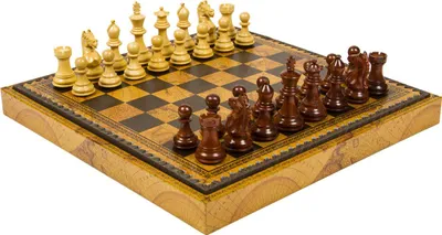 Immagine prodotto di Lussuoso set 3-in-1 - scacchi, dama e backgammon - con stile italiano