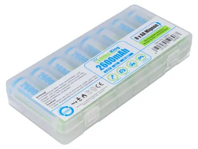 Produktbild von 8 x Akku Ready to Use (RTU) Mignon AA HR6, KR6, LR6, R6, L6 - Ni-MH 2600mAh 1.2V