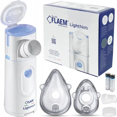Produktbild von Flaem Lightneb Membran-Inhalator 2 Vernebelungsmodi, Tragbar, Leise