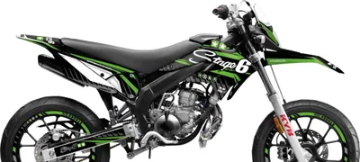 Produktbild von Stage6 Grün Aufkleber Kit für Derbi X-treme 2011-2017