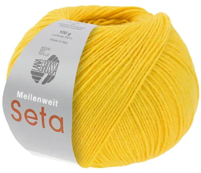 Produktbild von Lana Grossa - Meilenweit 100g Seta 0048 sonnengelb