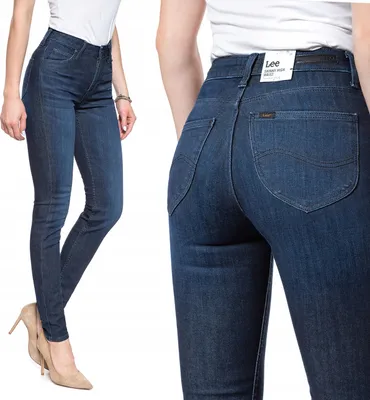 Immagine prodotto di LEE, Jeans da donna, Skinny fit, SCARLETT HIGH, W25 L33, Blau, Jeans, baggyjeans, buggy
