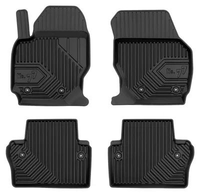Immagine prodotto di Tappetini gomma vasca per Volvo XC70 II 2014-2016 (station wagon) – set 4 pezzi, nero, su misura