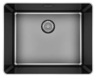 Produktbild von Caressi CAPPSR50R20GM Spüle, Flächenbündig, Gun Metal (PVD).