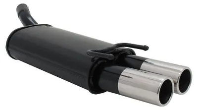 Obrázok produktu pre Novus športový výfuk pre Opel Corsa B 2x76mm zadný tlmič s ABE