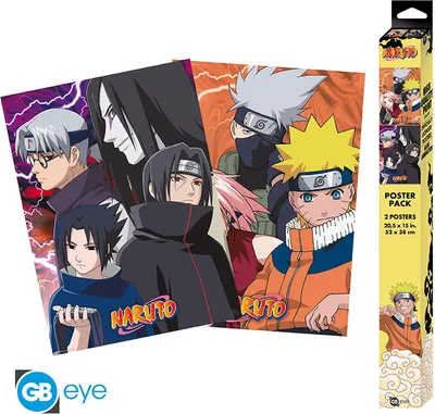 Immagine prodotto di Naruto - Ninja e disertori di Konoha - set di 2 poster