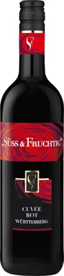 Süss und Fruchtig Cuvée Rot Qualitätswein Württemberg Flasche 750ml