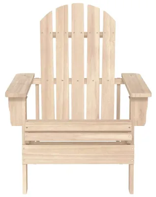Image de vidaXL Chaise de jardin Adirondack en bois massif de sapin
