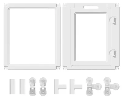 Image de Cage pour chien en acrylique transparent, pliable, pour intérieur, 1 pièce, enclos pour animaux de compagnie
